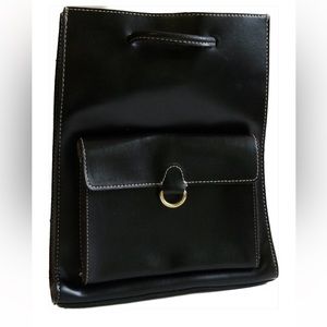 Sleek Vintage 90s Black Back Bag